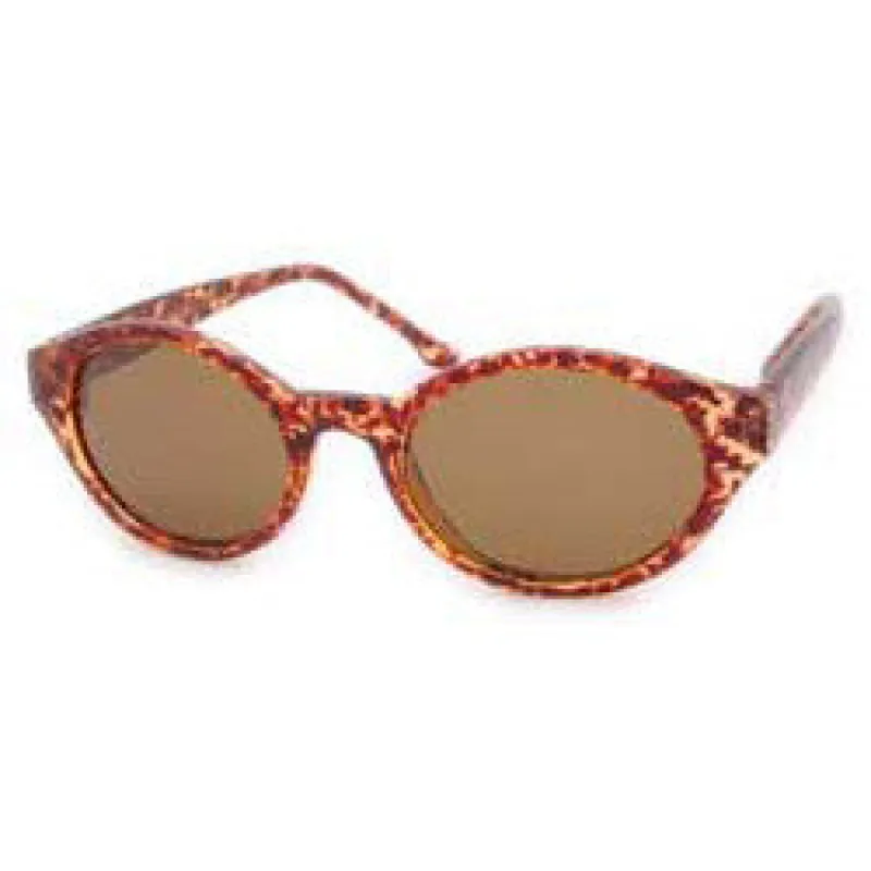 TELL Demi/Brown 60s Mod Cat-Eye Sunglasses sold by Giant Vintage