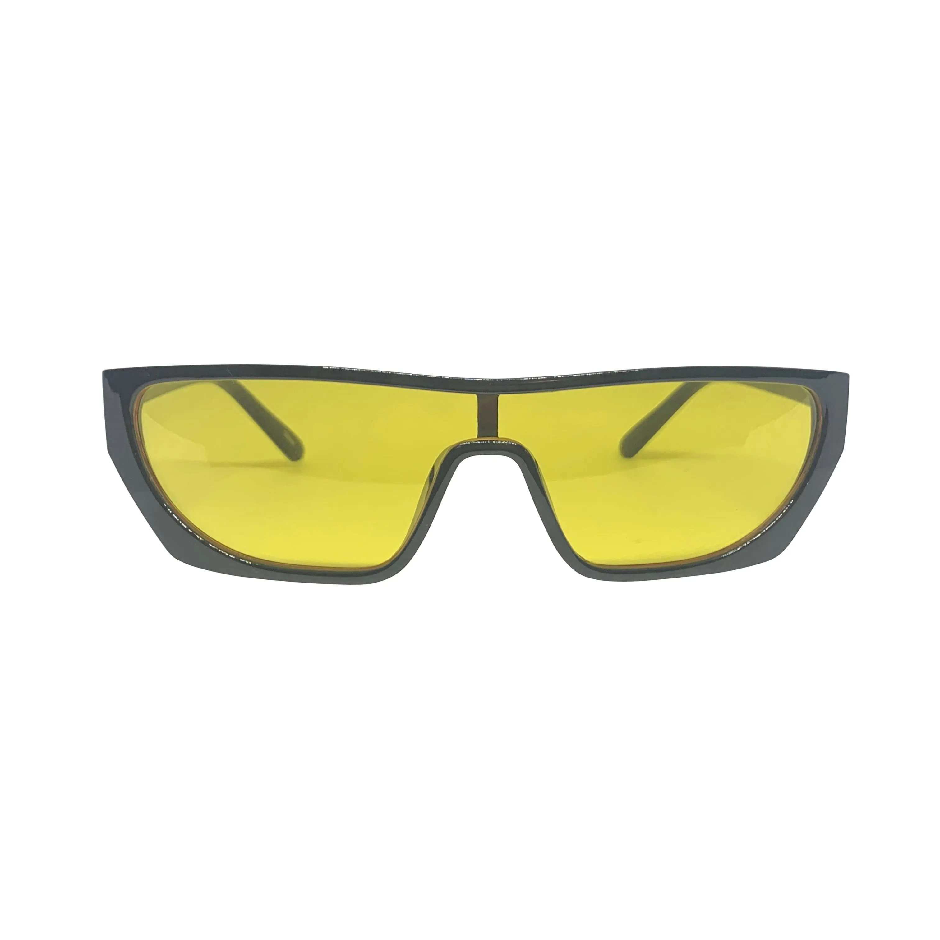 PAPI Yellow and Black Shield Sunnies sold by Giant Vintage