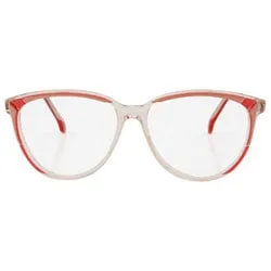 CLASSY Red Clear Glasses sold by Giant Vintage