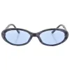 DINKY Blue Oval Sunglasses sold by Giant Vintage