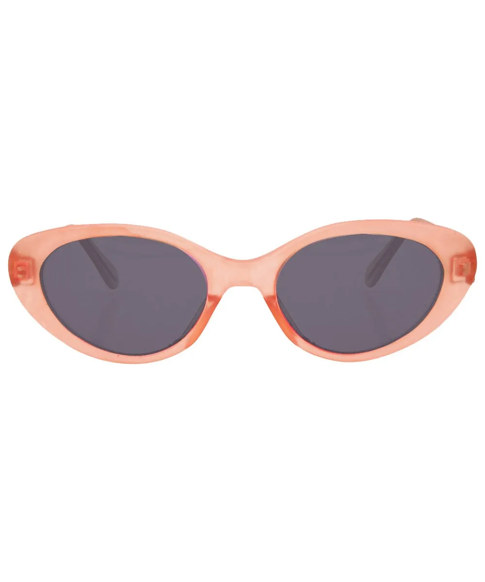TABITHA Peach/SD Cat-Eye Sunglasses sold by Giant Vintage product image thumbnail 3