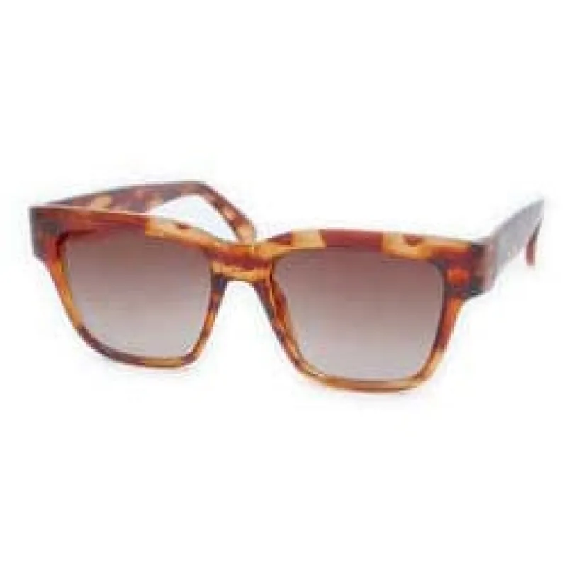 TEMPLETON Tortoise Square 80s Sunglasses sold by Giant Vintage