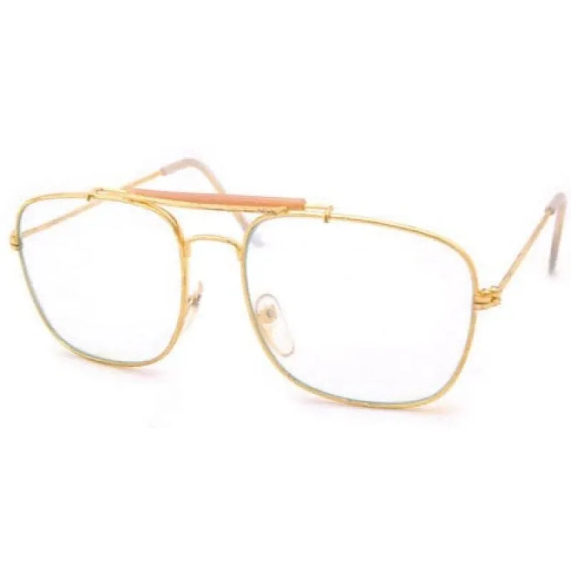 DR. SIMON Gold/Clear Glasses sold by Giant Vintage