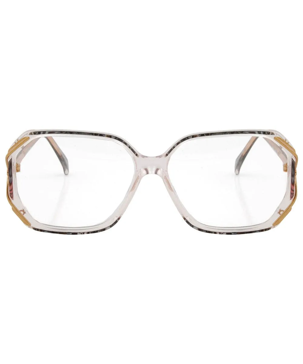 CREPES Gray Clear Glasses sold by Giant Vintage product image thumbnail 3