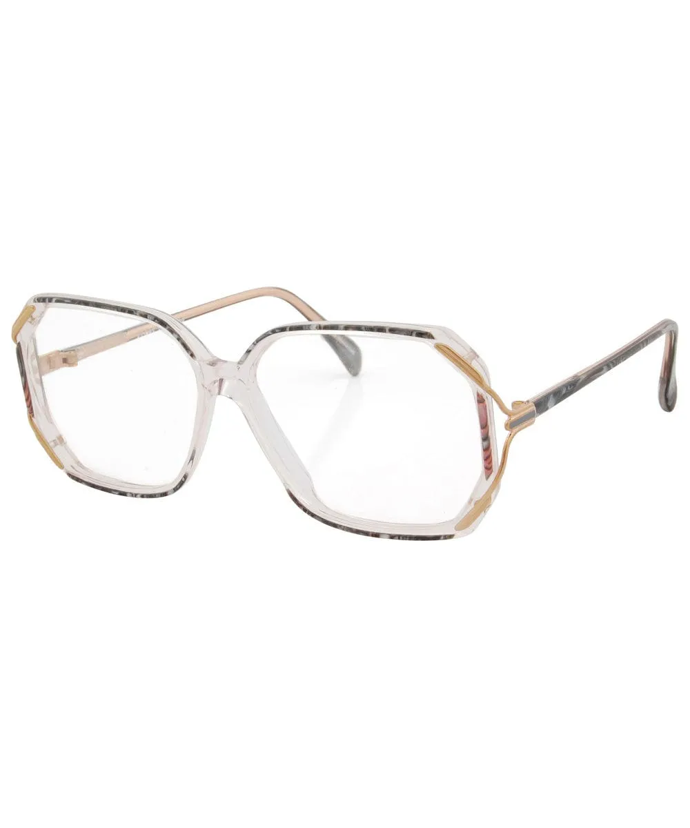 CREPES Gray Clear Glasses sold by Giant Vintage product image thumbnail 2