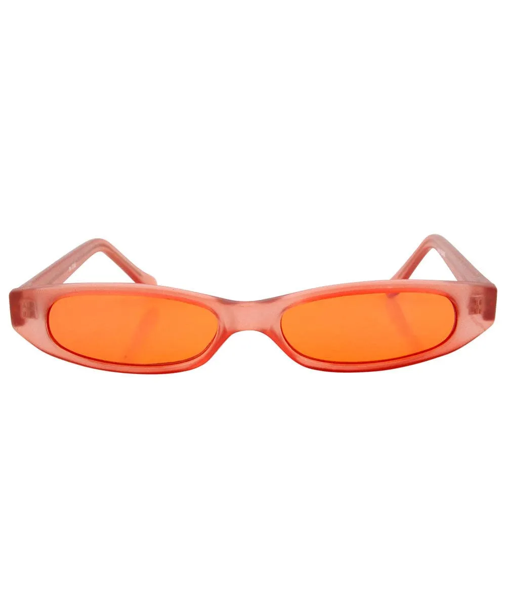 QATS Orange Micro Cat-Eye Sunglasses sold by Giant Vintage product image thumbnail 3