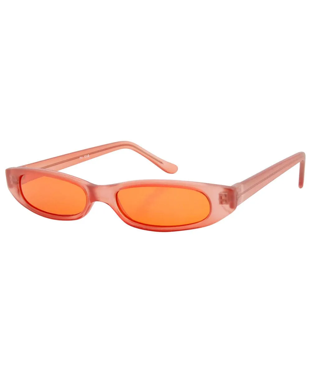 QATS Orange Micro Cat-Eye Sunglasses sold by Giant Vintage product image thumbnail 2