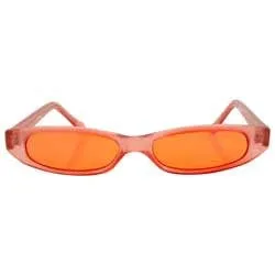 QATS Orange Micro Cat-Eye Sunglasses sold by Giant Vintage