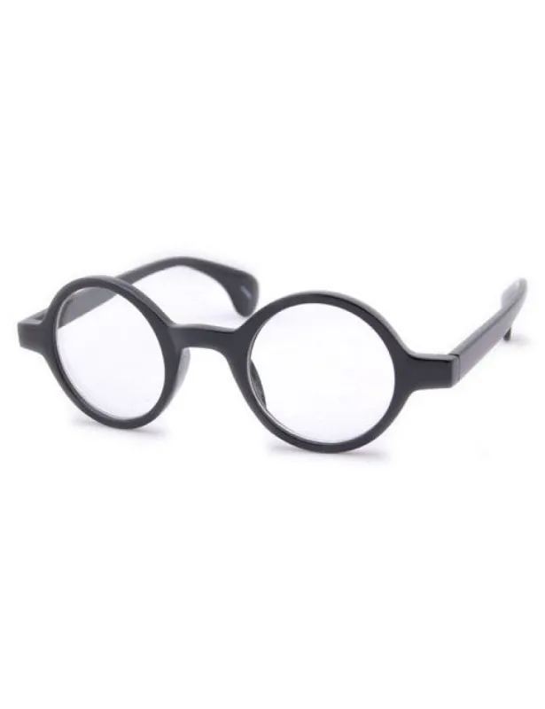 MOTO Black Clear Glasses sold by Giant Vintage