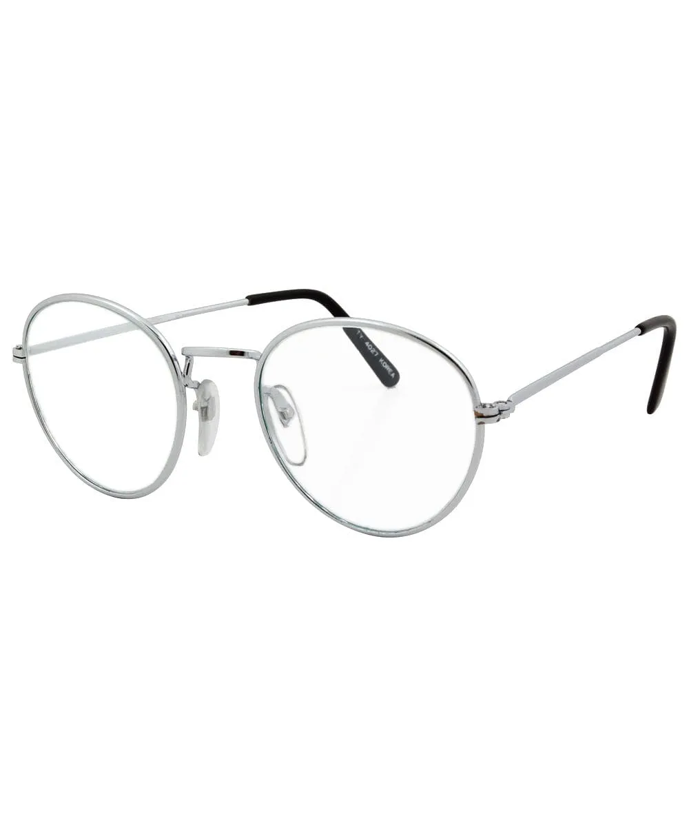 RIDLEY Silver/Clear Glasses sold by Giant Vintage product image thumbnail 2