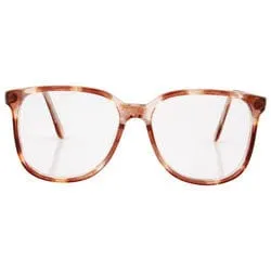 HAWK Tortoise Clear Glasses sold by Giant Vintage
