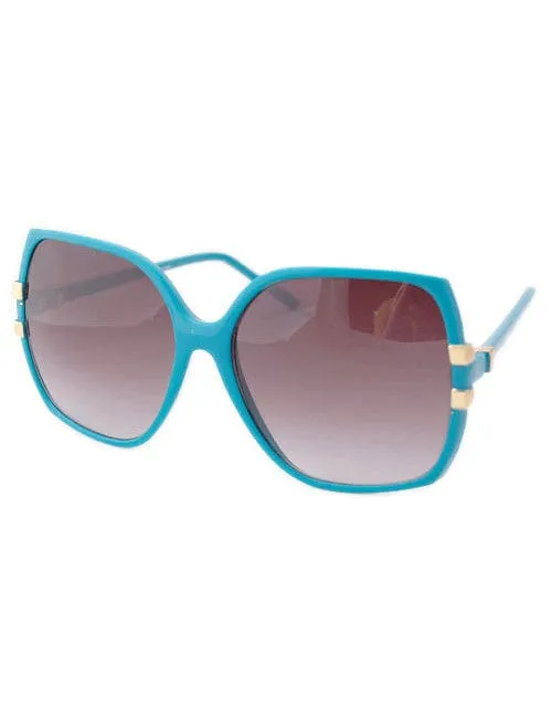 MARTINIQUE Blue Oversized Sunglasses sold by Giant Vintage product image thumbnail 2