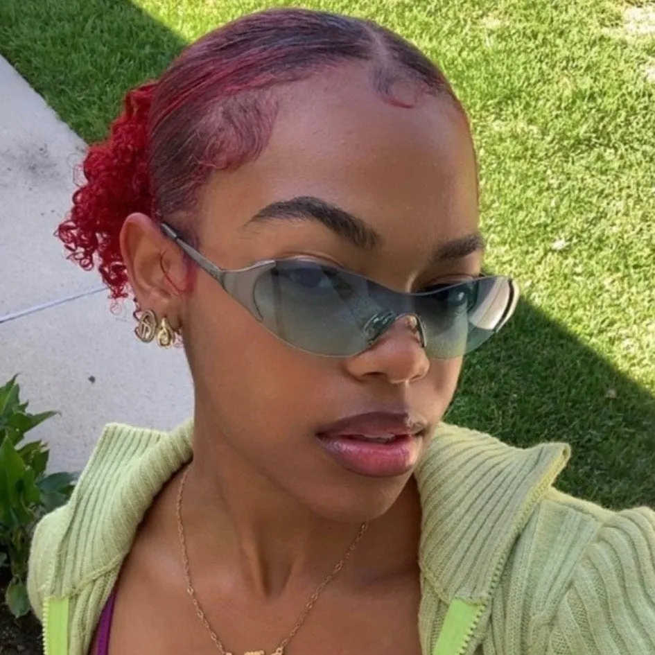 KIWI Rimless Sporty 90s Sunglasses sold by Giant Vintage product image thumbnail 4