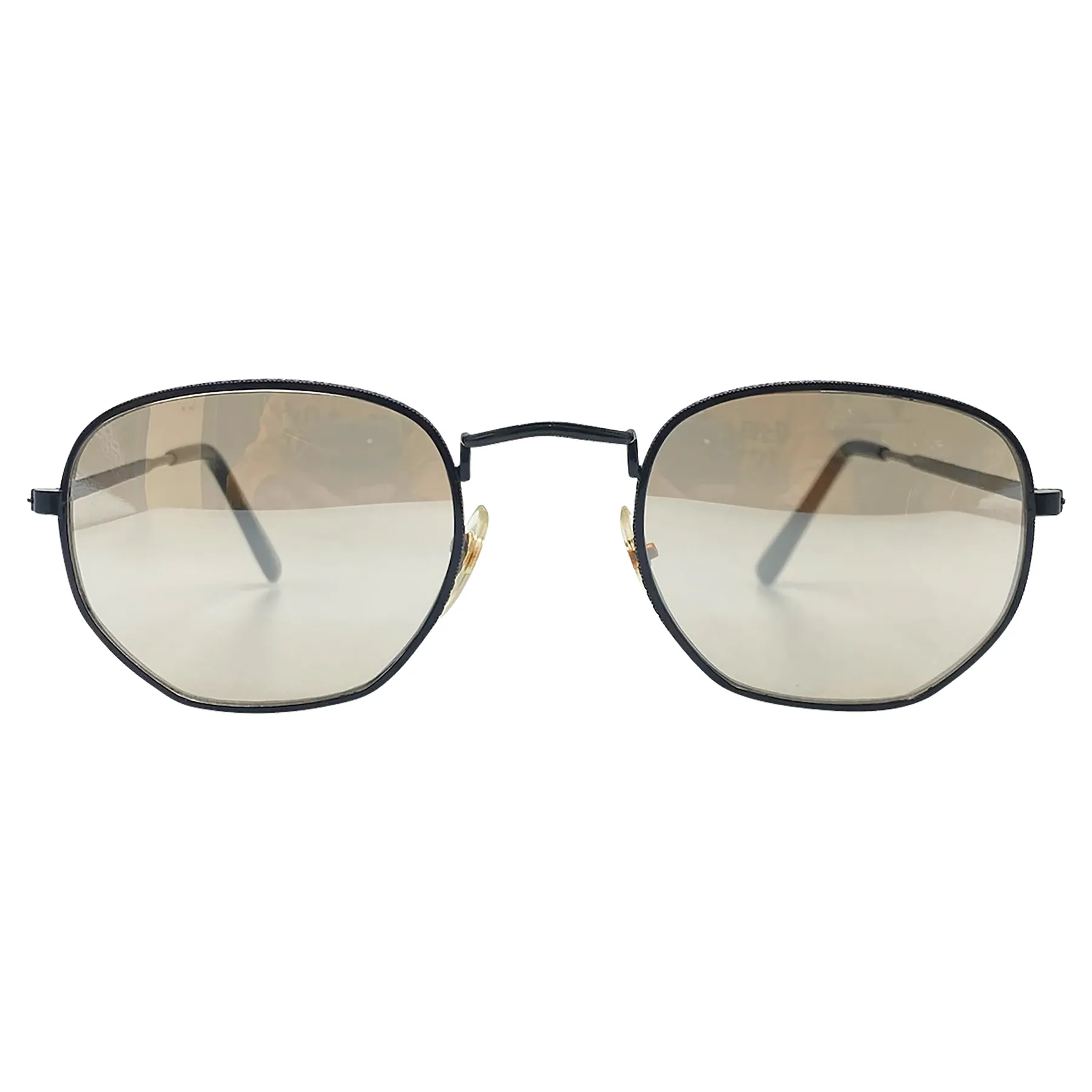 VANCE Black Angular Indie Sunglasses sold by Giant Vintage