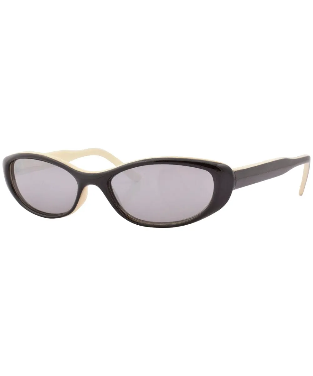 BOOZIE Black/White Cat-Eye Sunglasses sold by Giant Vintage product image thumbnail 2