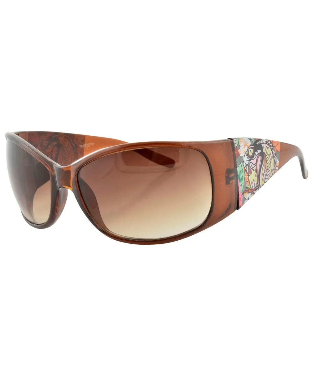 TATU Brown Tiger Indie Sunglasses sold by Giant Vintage product image thumbnail 3
