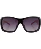 ROLLED Black/Red Oversized Sunglasses sold by Giant Vintage