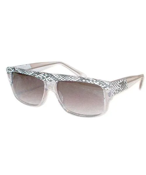 MASSIF Crystal/Black Square Sunglasses sold by Giant Vintage product image thumbnail 2