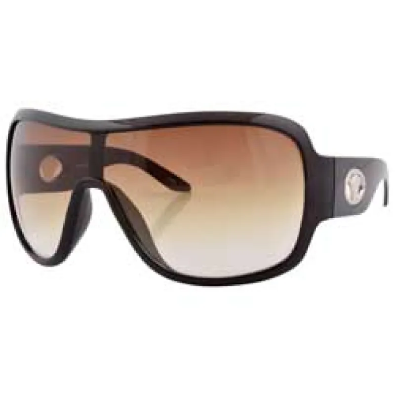 FAME Black/Brown Oversized Sunglasses sold by Giant Vintage