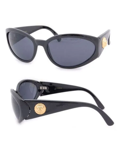 THE EURO Black Mens Sunglasses sold by Giant Vintage product image thumbnail 2