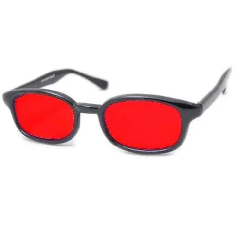 ANARCHY Red Classic Colored Square Sunglasses sold by Giant Vintage