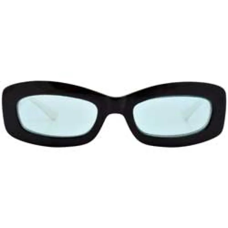 PHONER Black/Green Square Sunglasses sold by Giant Vintage