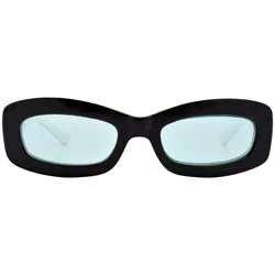 PHONER Black/Green Square Sunglasses sold by Giant Vintage