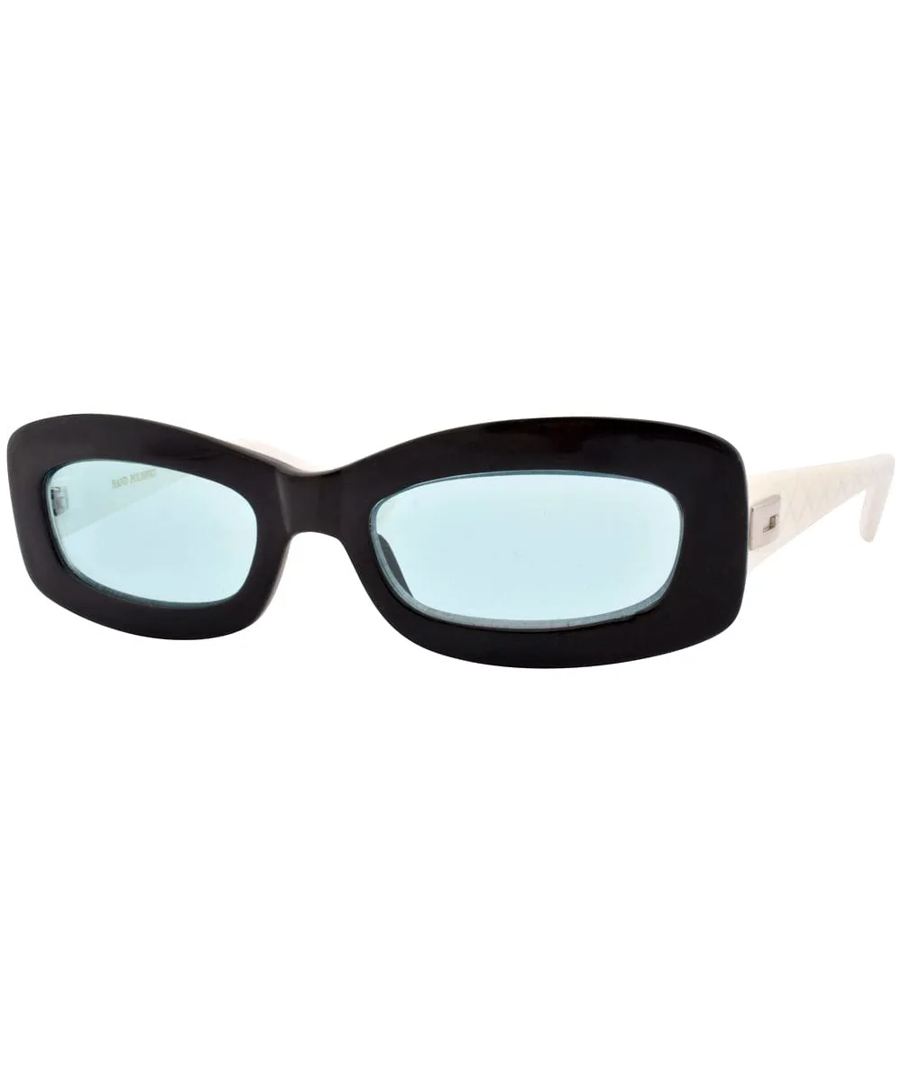 PHONER Black/Green Square Sunglasses sold by Giant Vintage product image thumbnail 2