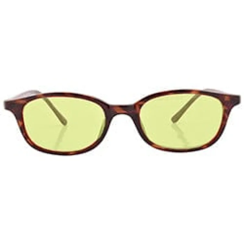 MAZZY Demi/Yellow Classic Colored Y2K Sunglasses sold by Giant Vintage