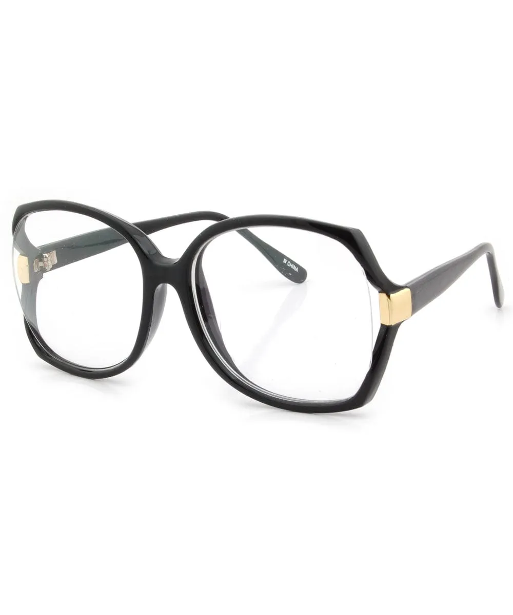 ALABAMA Black/Clear Reading Glasses sold by Giant Vintage product image thumbnail 2