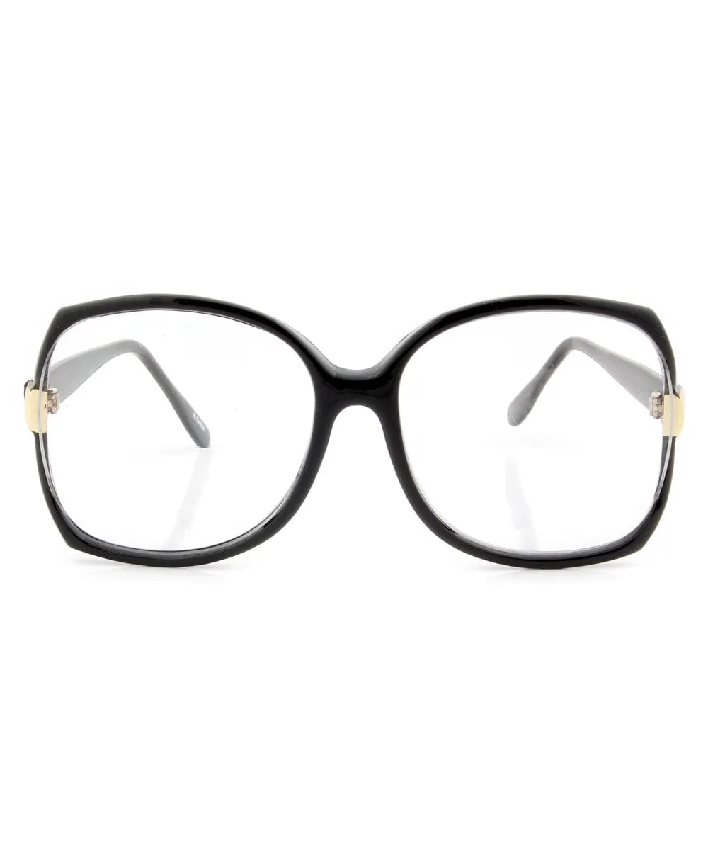ALABAMA Black/Clear Reading Glasses sold by Giant Vintage product image thumbnail 3