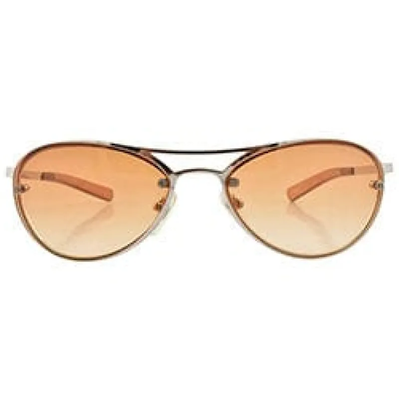 DUBBA Brown/Silver Micro Aviator Sunglasses sold by Giant Vintage