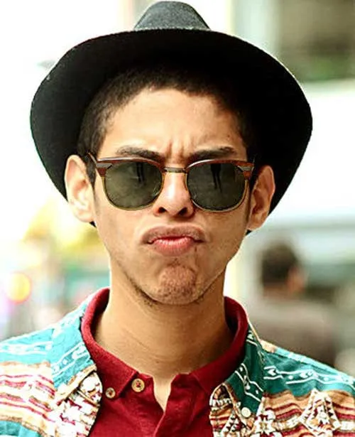 LOUIS Demi/Relic Browline Sunglasses sold by Giant Vintage product image thumbnail 3