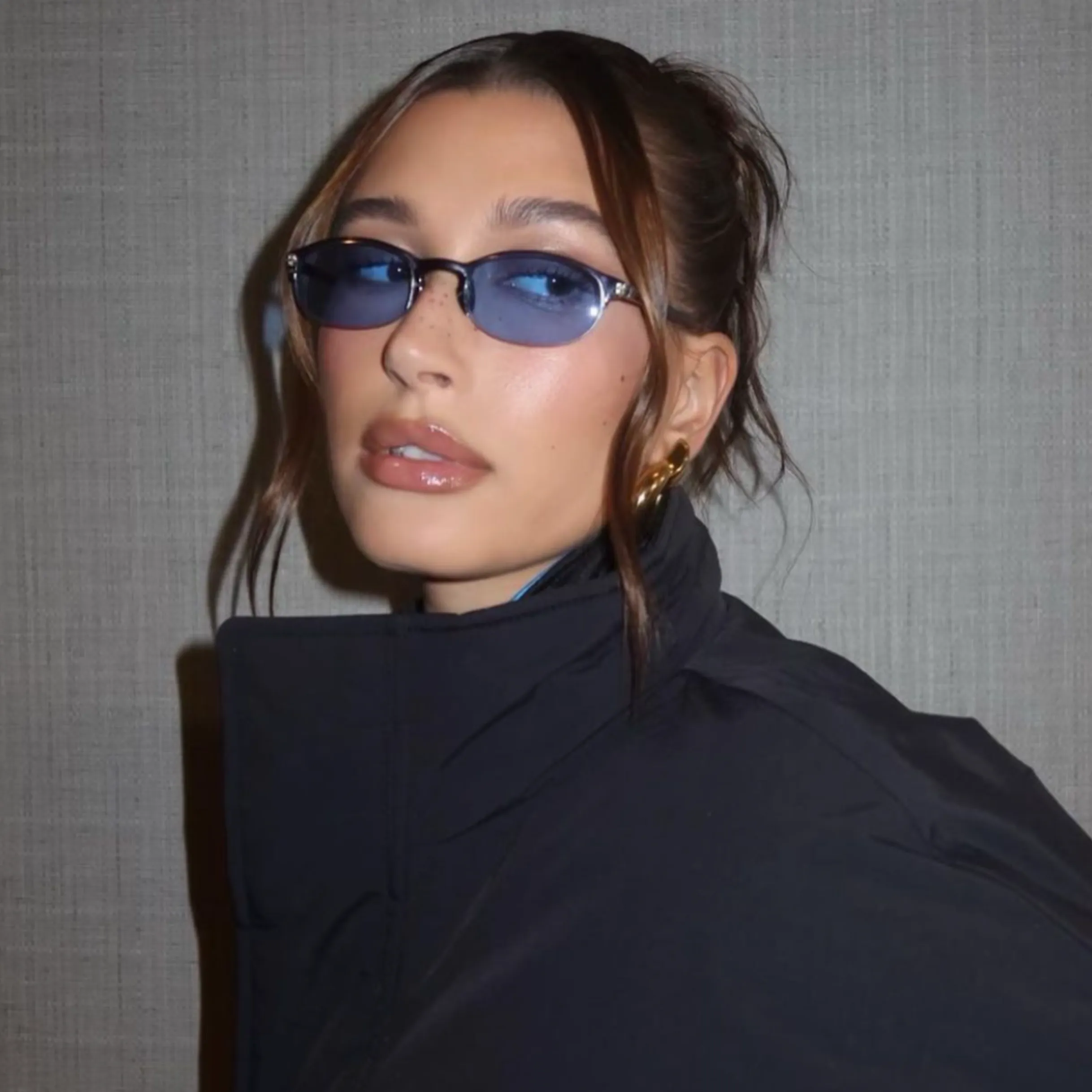 HOFF Semi-Rimless 90s Sunglasses *As Seen On: Justin Bieber & Hailey Bieber* sold by Giant Vintage product image thumbnail 5