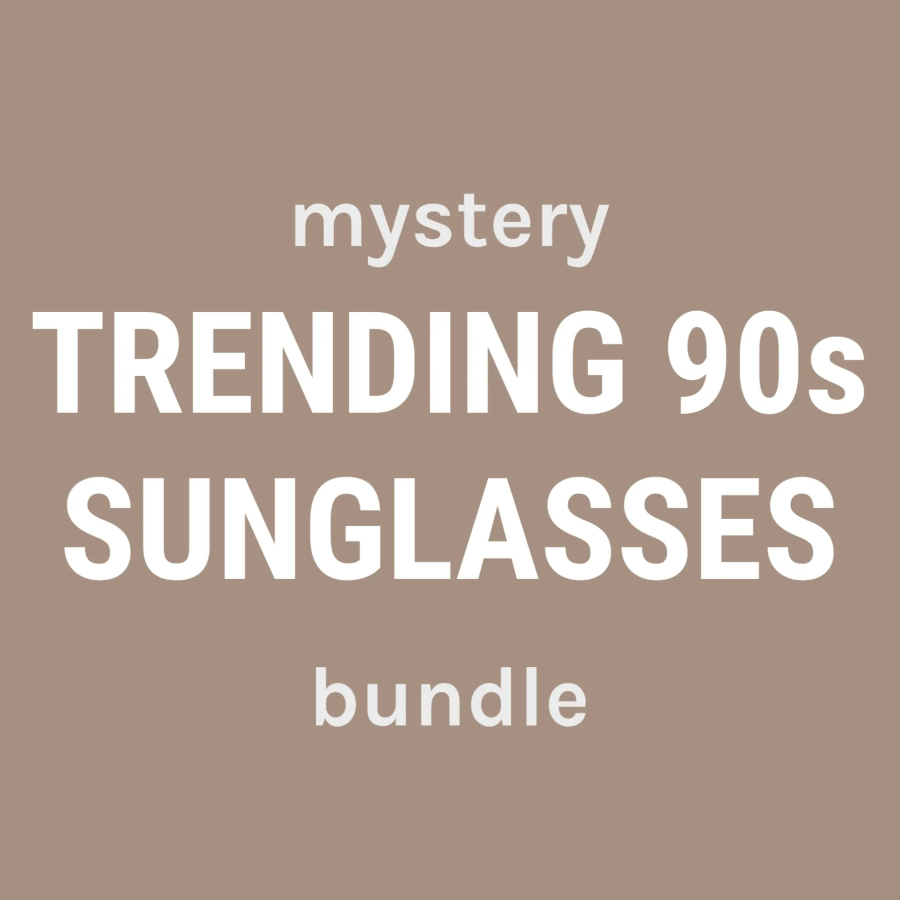 Trending 90s Sunglasses 3-Piece Mystery Bundle sold by Giant Vintage