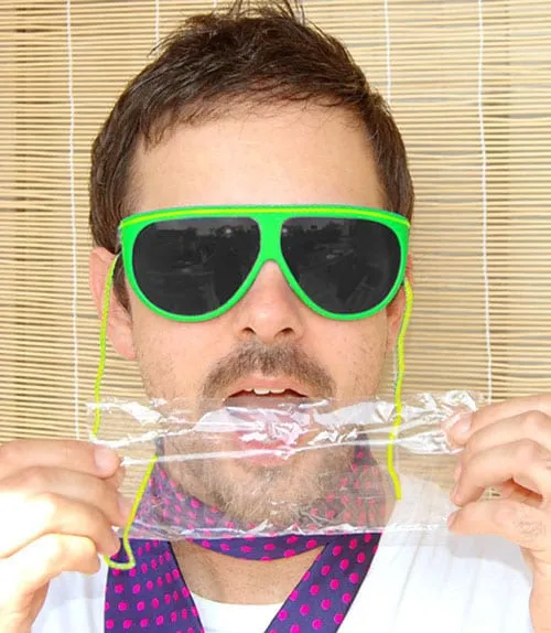 FLUOROPA Green Neon Sunglasses sold by Giant Vintage product image thumbnail 3