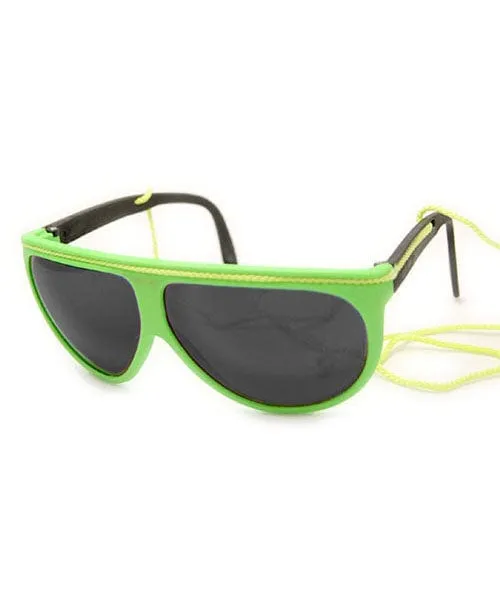 FLUOROPA Green Neon Sunglasses sold by Giant Vintage product image thumbnail 2