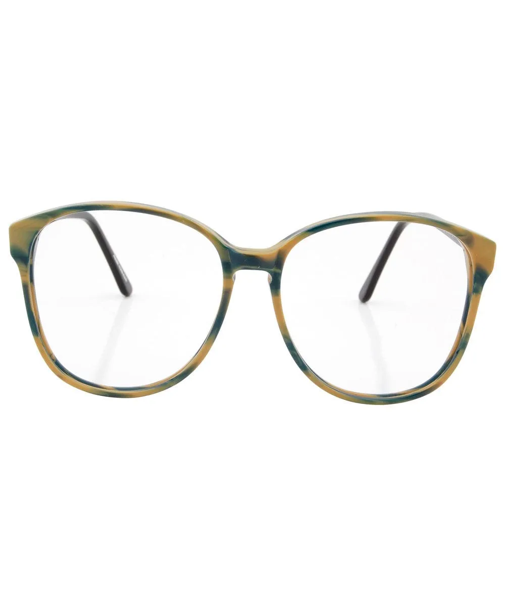 PISTOL Okra Clear Glasses sold by Giant Vintage product image thumbnail 3