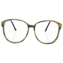 PISTOL Okra Clear Glasses sold by Giant Vintage