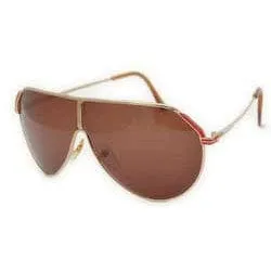 THE GETAWAY Red Aviator Sunglasses sold by Giant Vintage