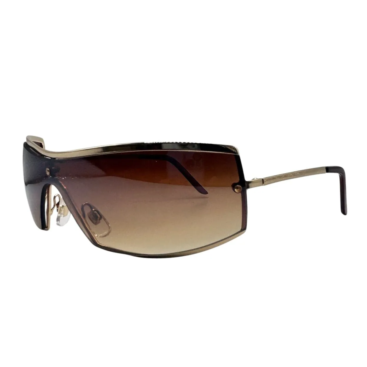 KNOCKOUT Sporty Wraparound Sunglasses sold by Giant Vintage product image thumbnail 4