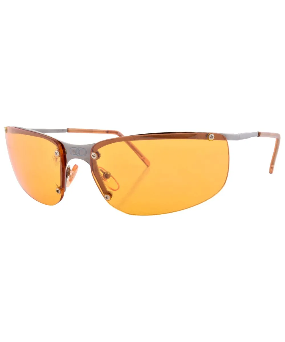 DOUBLE Yellow Rimless Sunglasses sold by Giant Vintage product image thumbnail 2