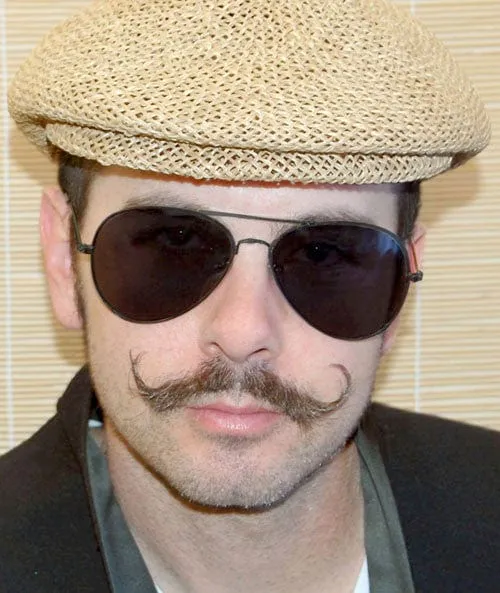 THE LAW Black Aviator Sunglasses sold by Giant Vintage product image thumbnail 2