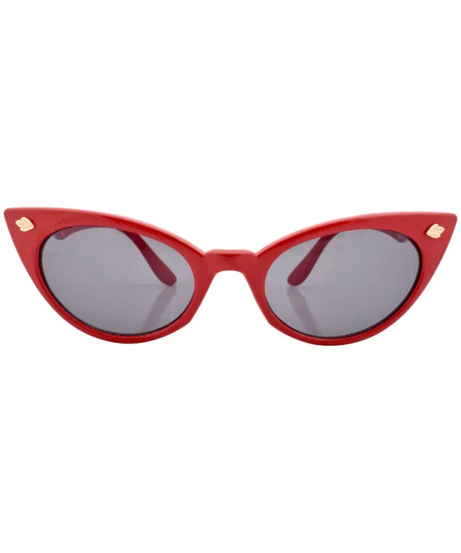 PEPS Red Cat-Eye Sunglasses sold by Giant Vintage