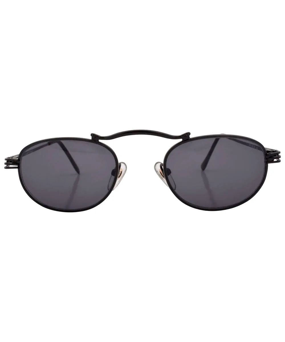 CRIME Black Sunglasses sold by Giant Vintage product image thumbnail 3