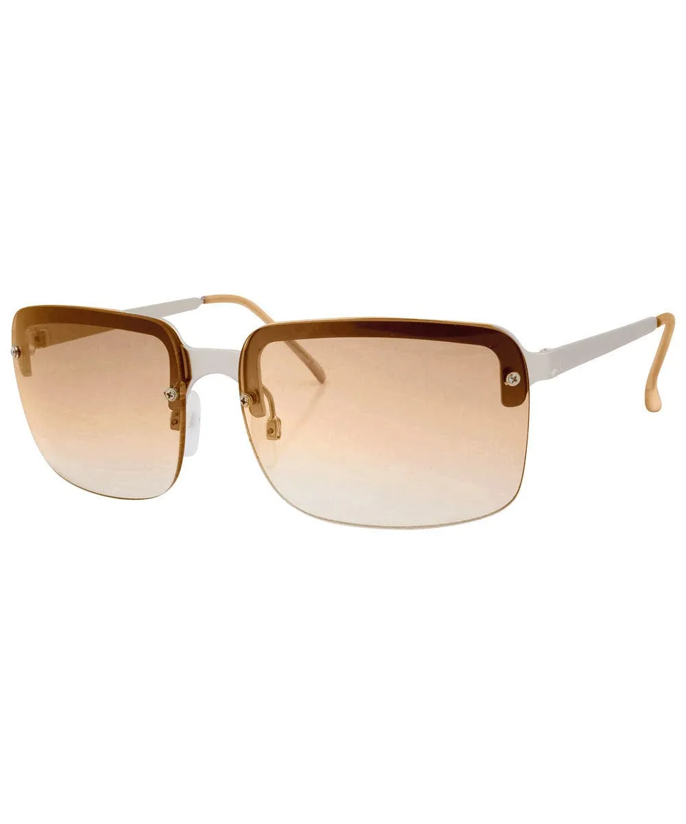 ALOHA Brown Square Sunglasses sold by Giant Vintage product image thumbnail 2