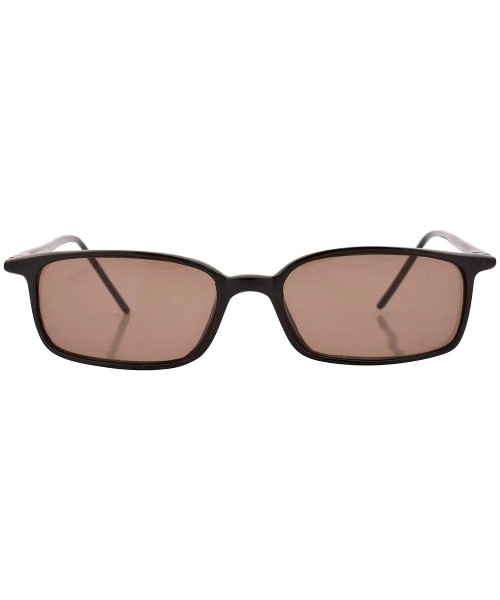 ZIMMERN Black/Brown Square Sunglasses sold by Giant Vintage product image thumbnail 3