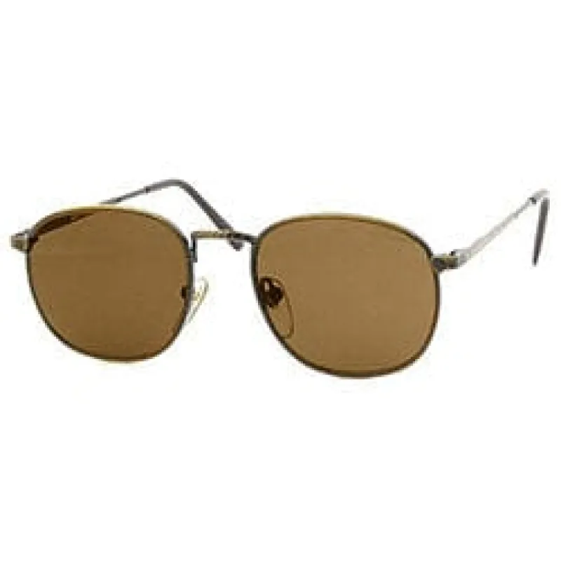 BRIGADE Brass Square Sunglasses sold by Giant Vintage