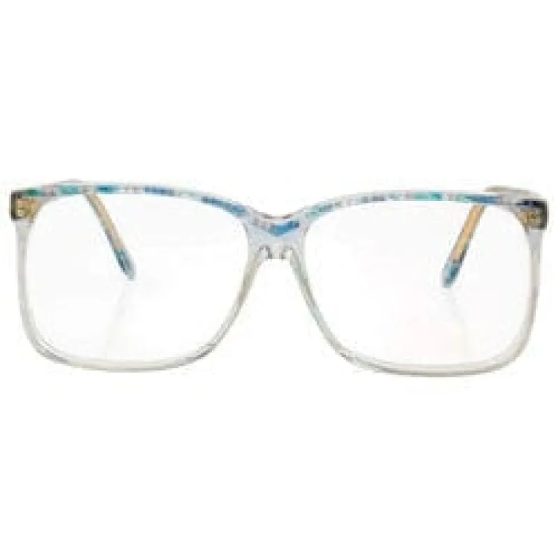 TEENA Blue Clear Glasses sold by Giant Vintage