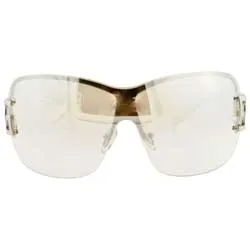 LETHAL White/Flash Rimless Sunglasses sold by Giant Vintage